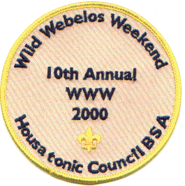 Wild Webelos Weekend 2000 patch